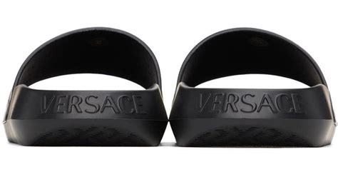 versace flip flop herren|Versace allover slides.